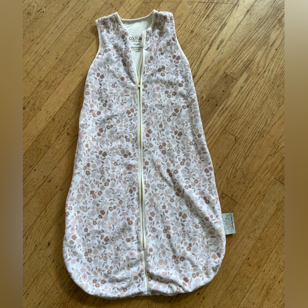 Minky Couture floral sleep sack